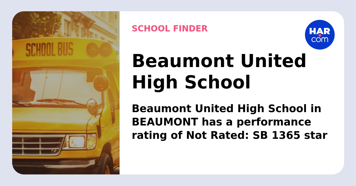 Beaumont United High School HAR