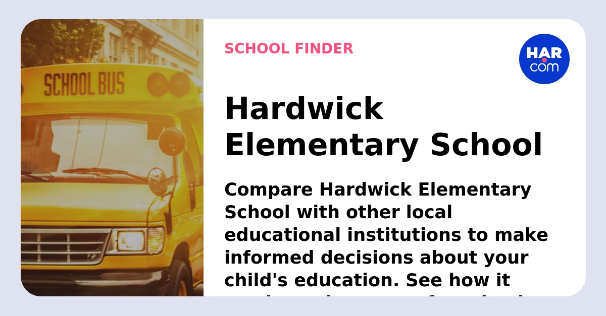 Hardwick Elementary School