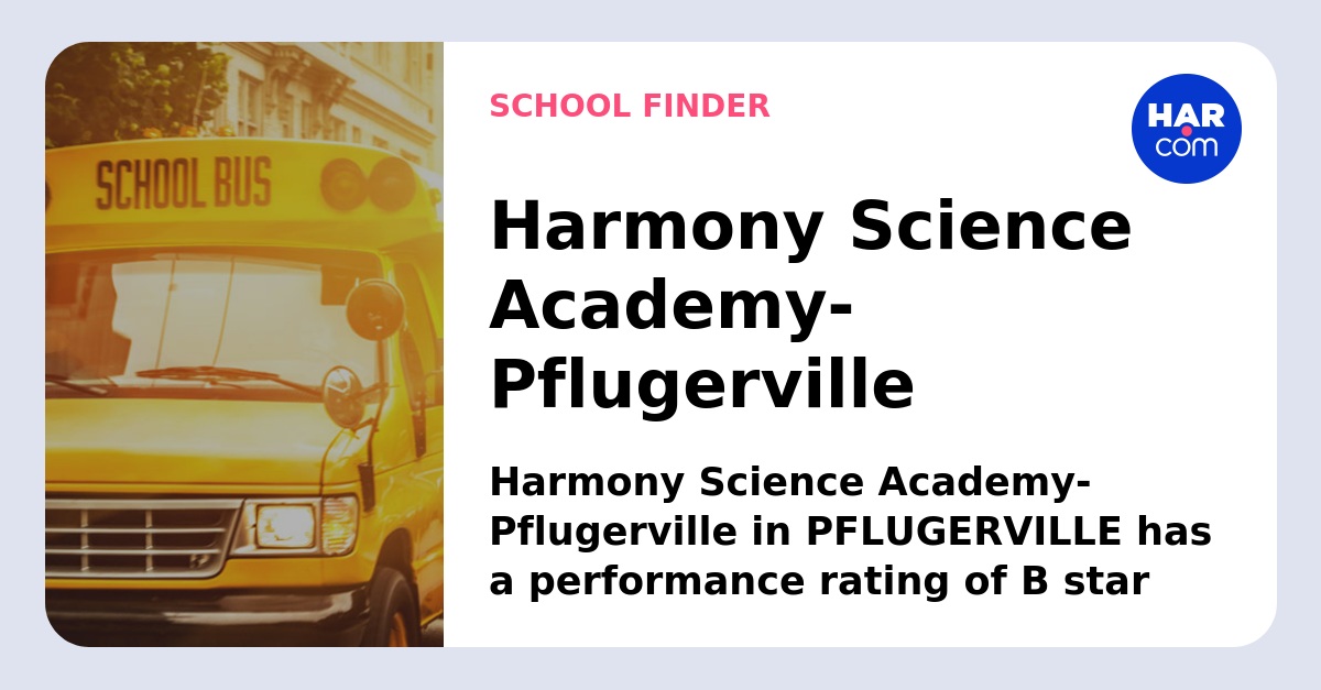 Harmony Science AcademyPflugerville