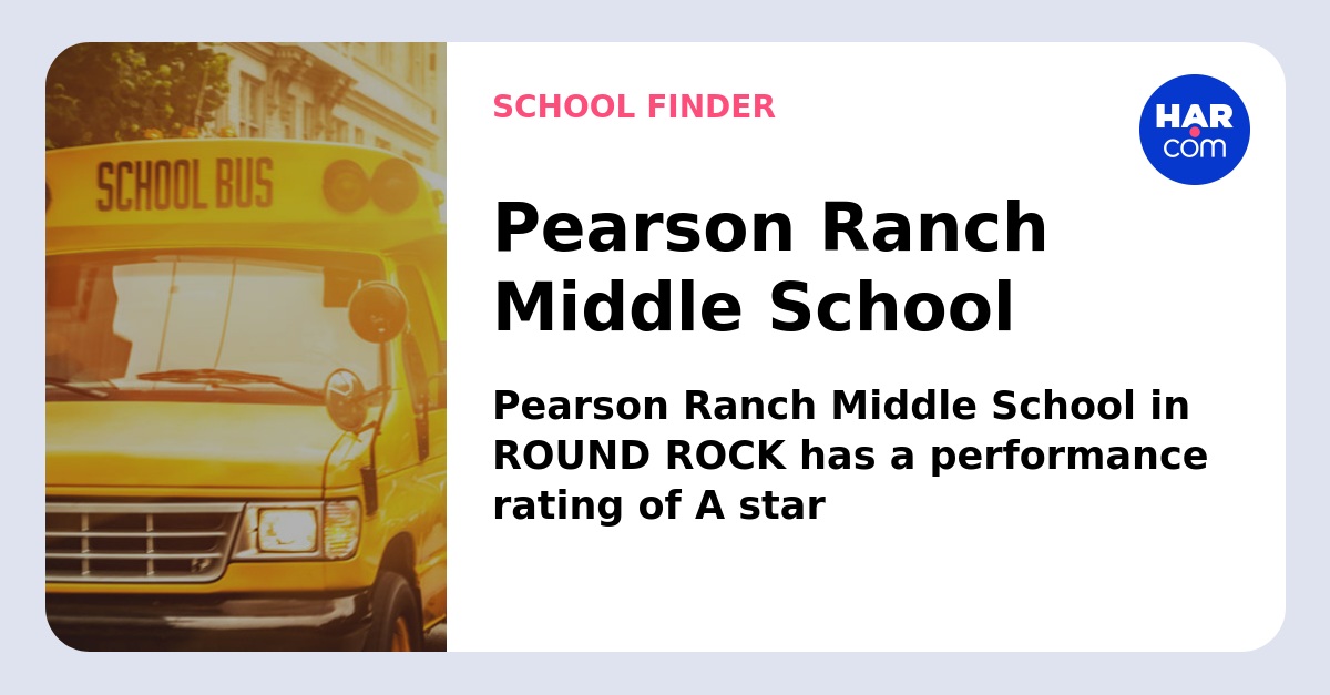 Pearson Ranch Middle School