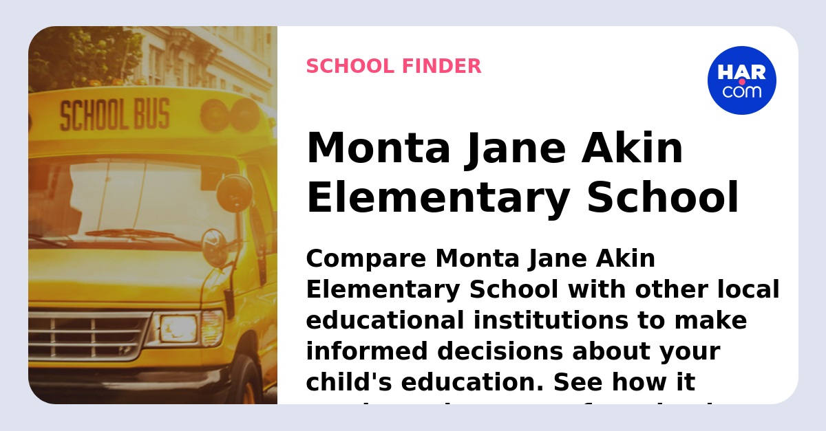 Monta Jane Akin Elementary School