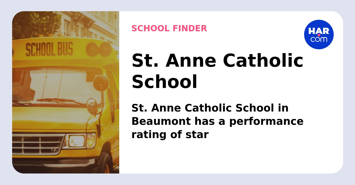 St. Anne Catholic School HAR