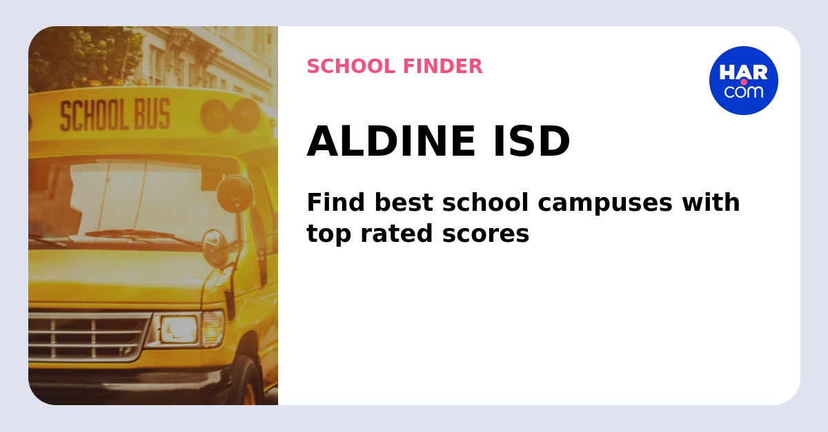 Back to School – Aldine ISD
