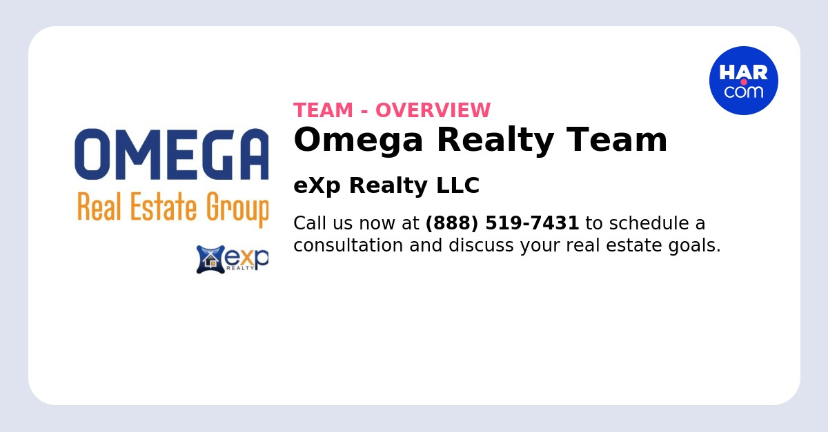 About Omega Realty Team HAR