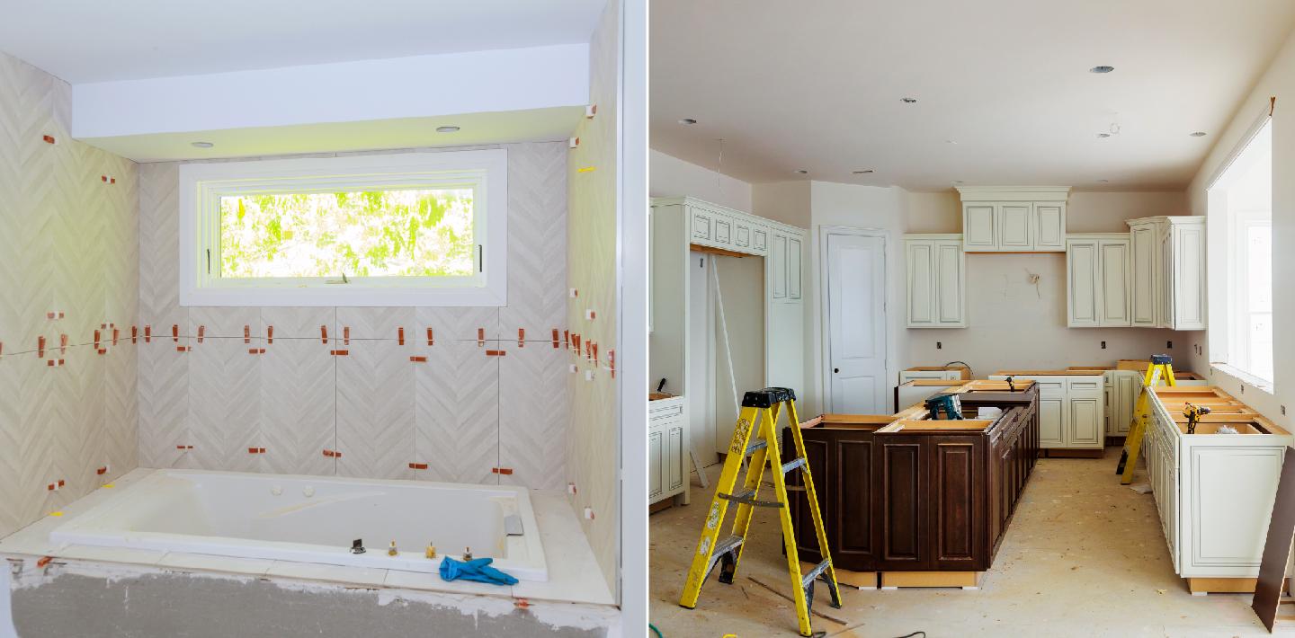 Kitchen and Bathroom Remodels