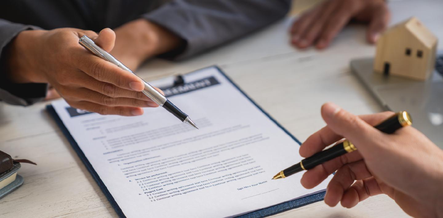 Lease Agreement Signing